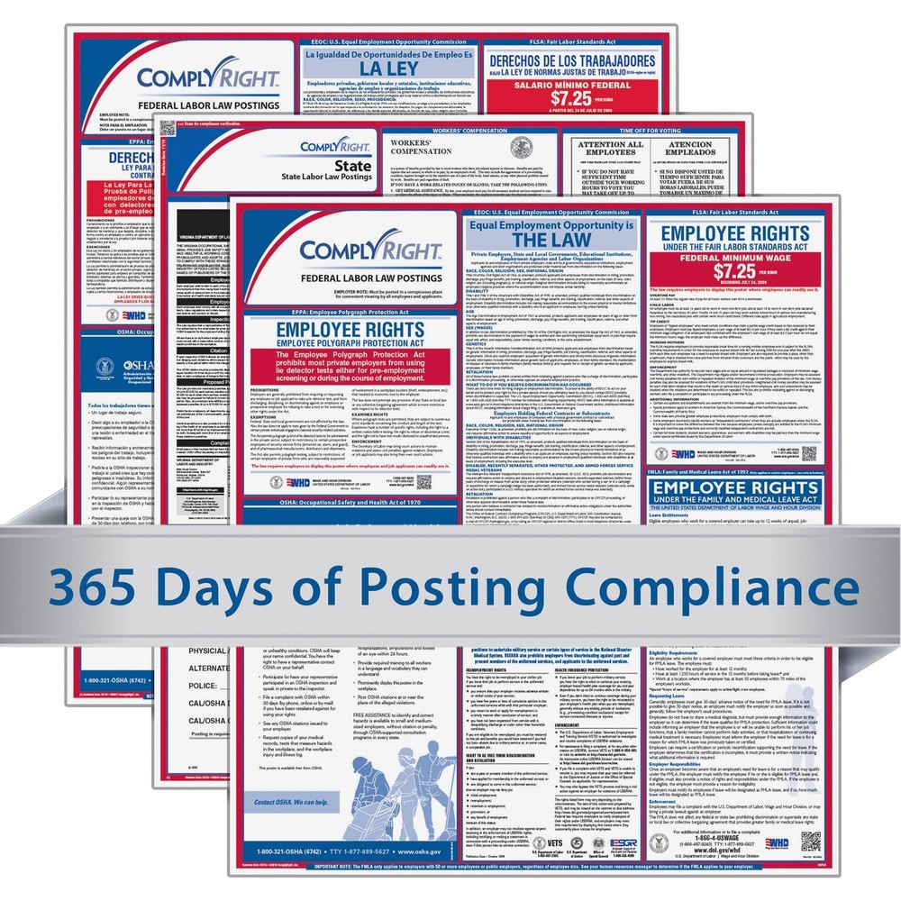 ComplyRight Bilingual Labor Law Posting Kit (ps02)