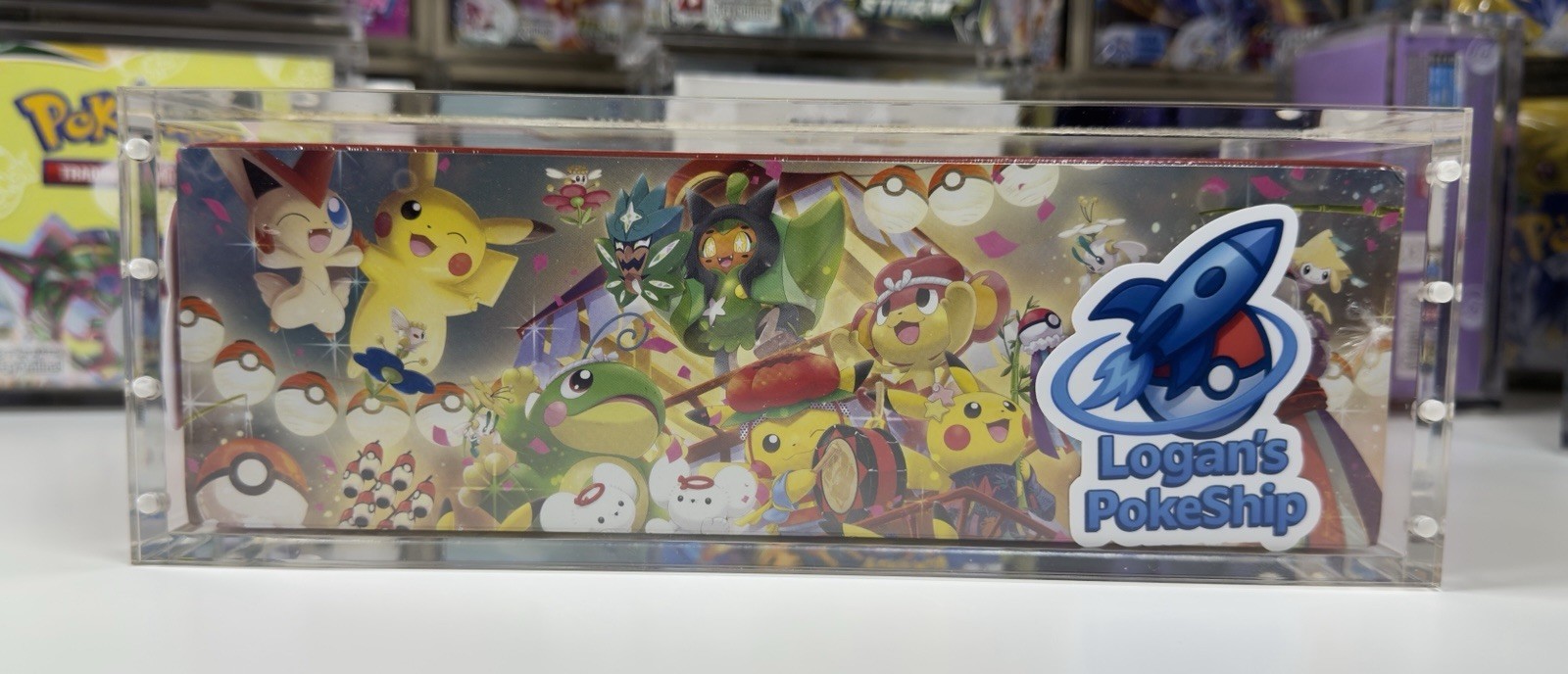 Acrylic Case Pokémon Center Tohoku Hiroshima Fukuoka Special Box Strong Magnets