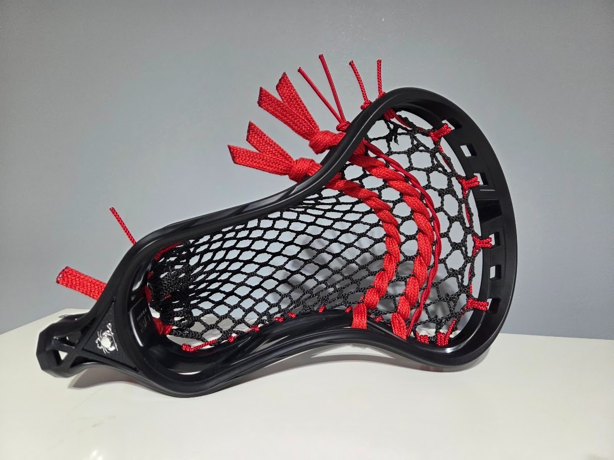 ANY CUSTOM STRINGING New ECD MIrage 3.0 Lax Lacrosse Head Attack Pocket Black