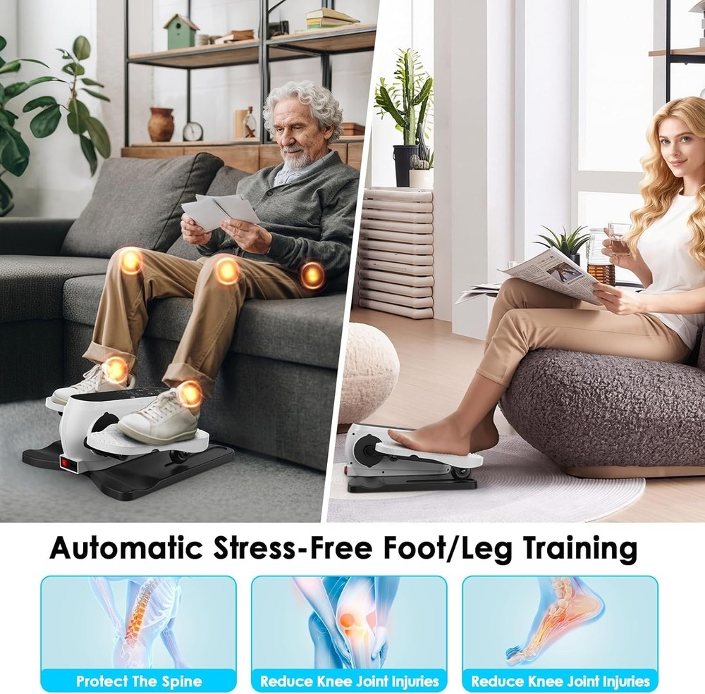 2025 New Under Desk Elliptical Machine,Portable Seated Pedal Exercise Machine...