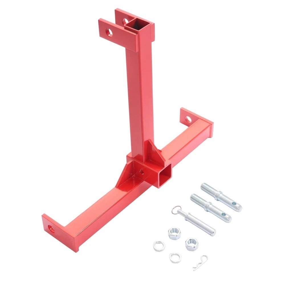 Category 1 Tractor Drawbar Adapter Trailer Hitch 3 Point 2" Receiver Attachment