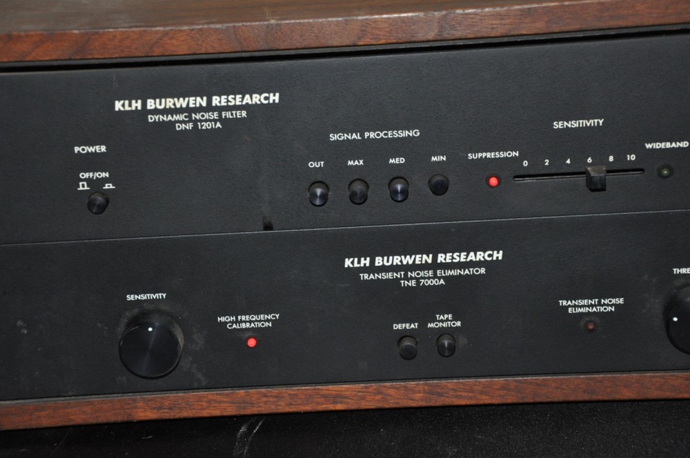 KLH Burwen Research Noise Filter and Noise Eliminator POWERS UP BUT UNTESTED