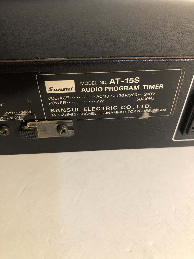 SANSUI Audio Program Timer AT-15S