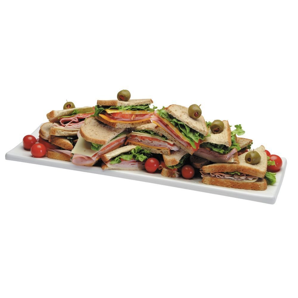 TableCraft Products M206 Dish, Rectangle, Melamine, 20" x 6"