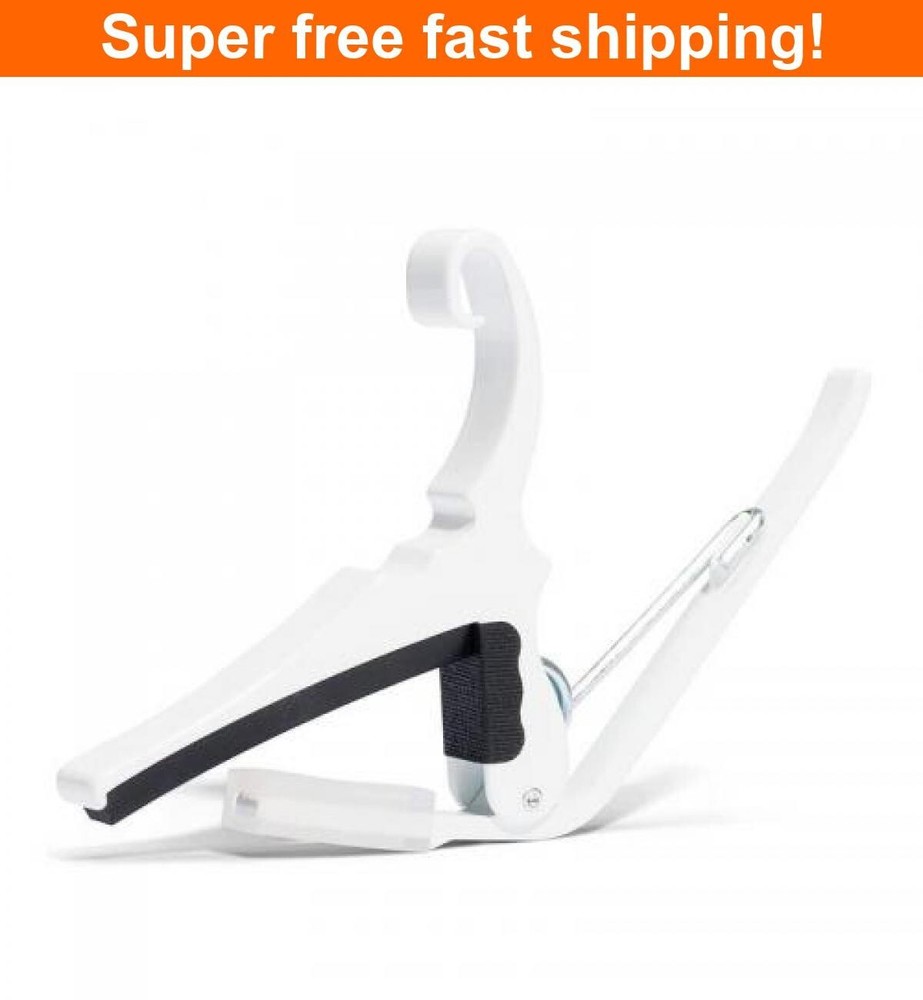 Kyser 6 String Quick-Change Capo -White NEW