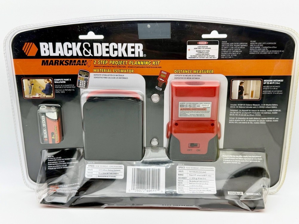 Black & Decker Marksman 2 Step Project Planning Kit & Materials Calculator