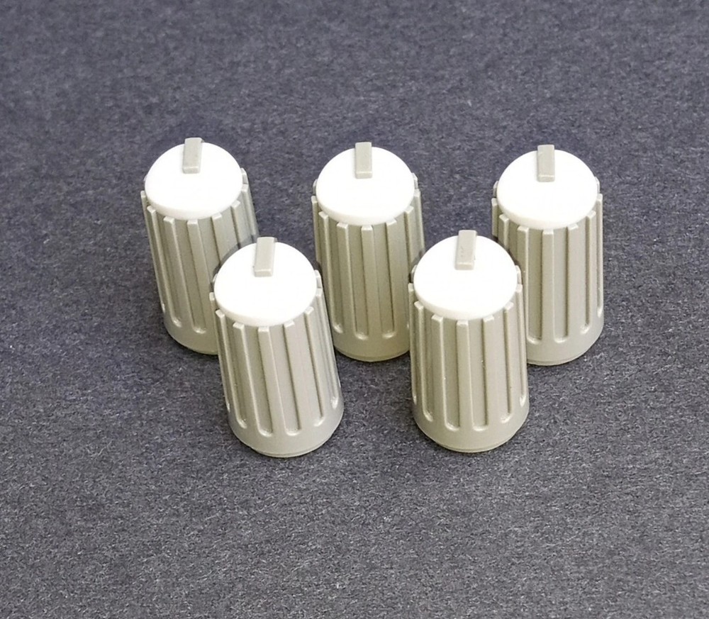 Control Knobs, White,  For A Mackie 1604 VLZ3 Mixing Console