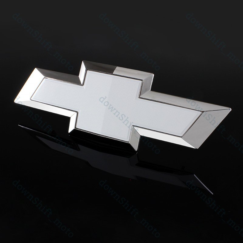 For 2014-2015 GM Chevy Chevrolet Silverado Front & Tailgate White Bow tie Emblem