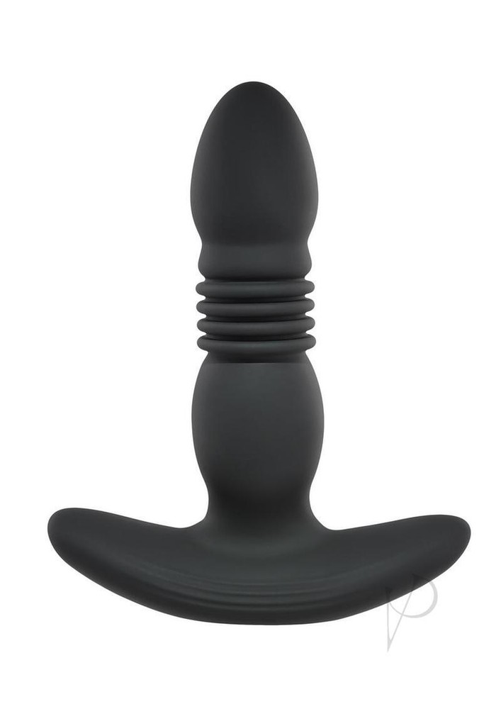 Thrusting Rechargeable Remote Controlled Thrusting Vibrating Silicone Butt Plug