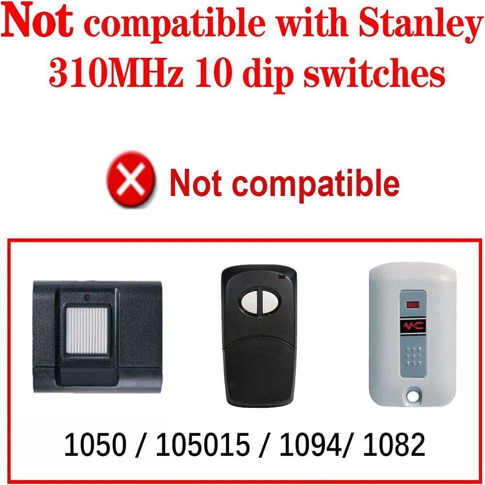 Garage Door Remote Transmitter 10 Dip 3089 Switch Mini Type for Linear MultiCode