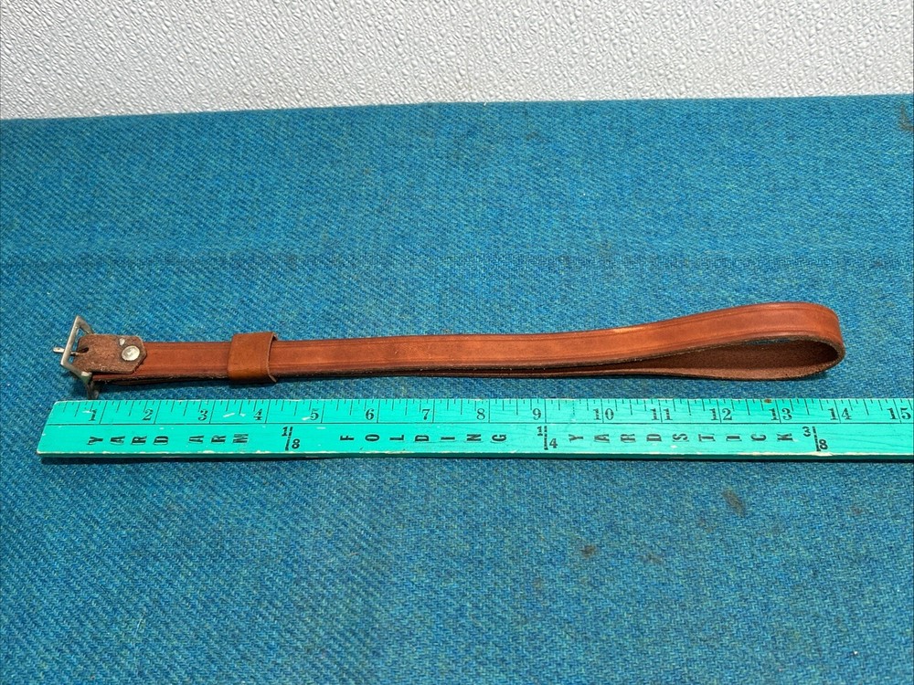 Tan Leather Belt Possibly Rifle Sling Component