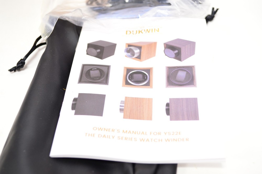 Dukwin YS22E Black Single Automatic Watch Winder
