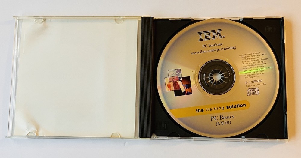 IBM PC Institute The Training Solution CD Set PC Basics & PC Architecture (2001)