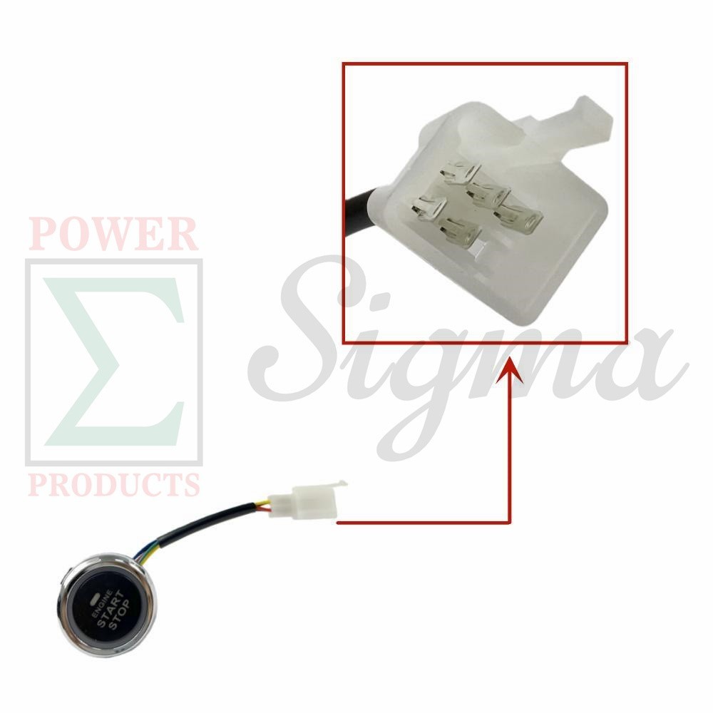Engine Start Stop Push Button for Westinghouse Generator WGen7500 WGen7500c
