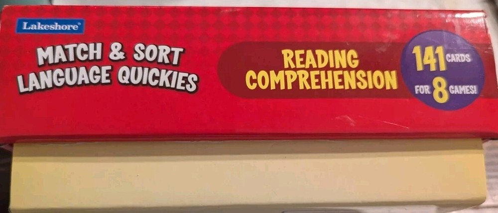 Lakeshore Reading Comprehension Match & Sort Language Quickies Grade 2-3