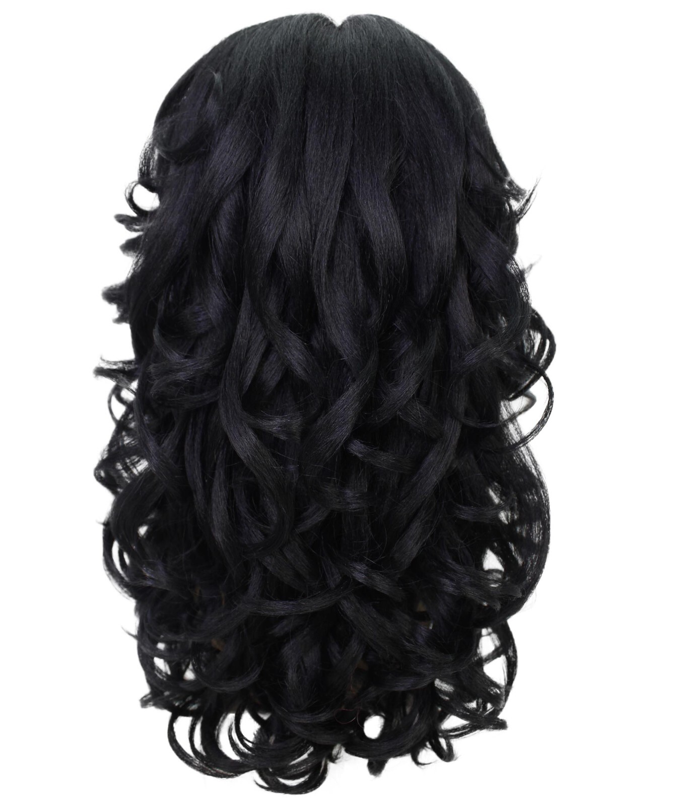 LUXLUXE Kiara Wavy Layered 18 in Long T Part Lace Front Wig, Heat Resistant