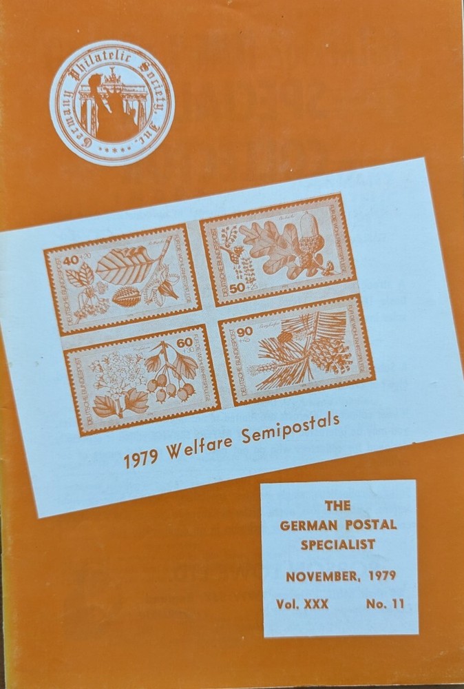 German Postal Specialist Nov '79 Postwar Airletter Sheets Udet Hook-On Flight