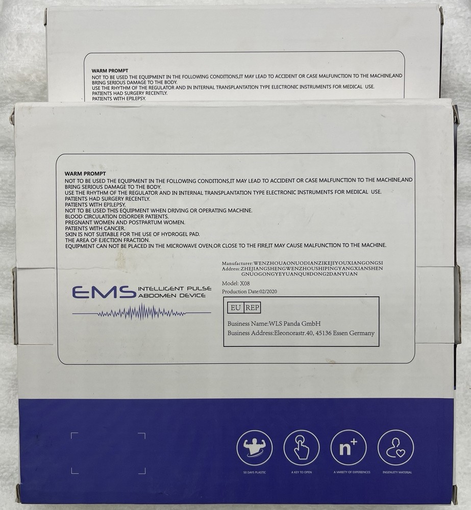 EMS Intelligent Pulse Abdomen Device 2 Pack New