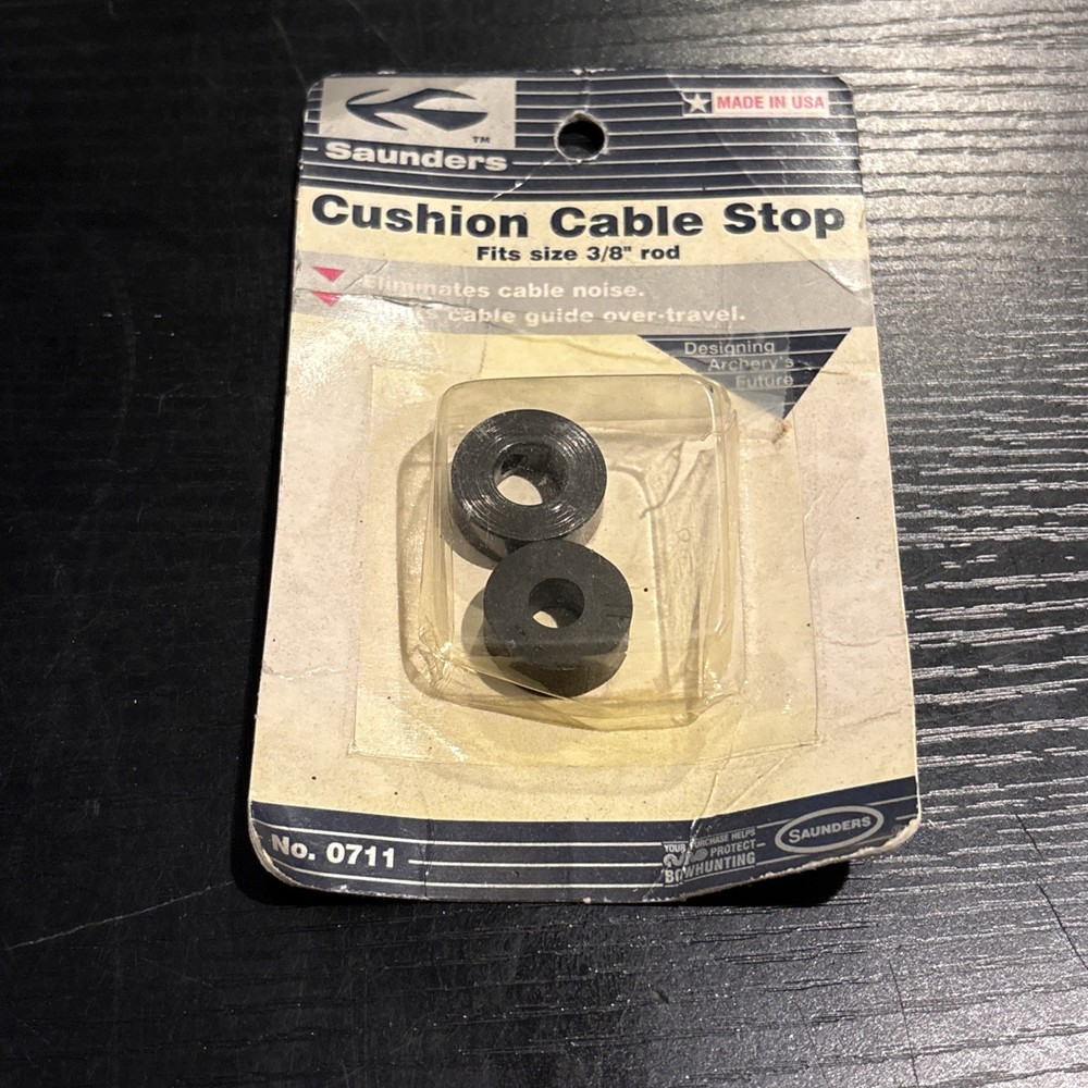 Saunders Cushion Cable Stop Size 3/8” Rod - 0711