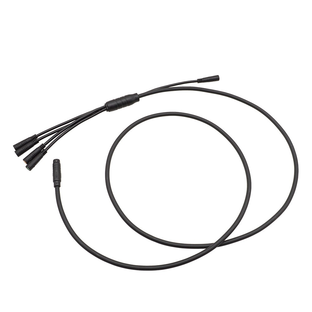 E-bike 150cm 2T4 Extension Cable 9Pin Controller Adapter Cable Waterproof Plug