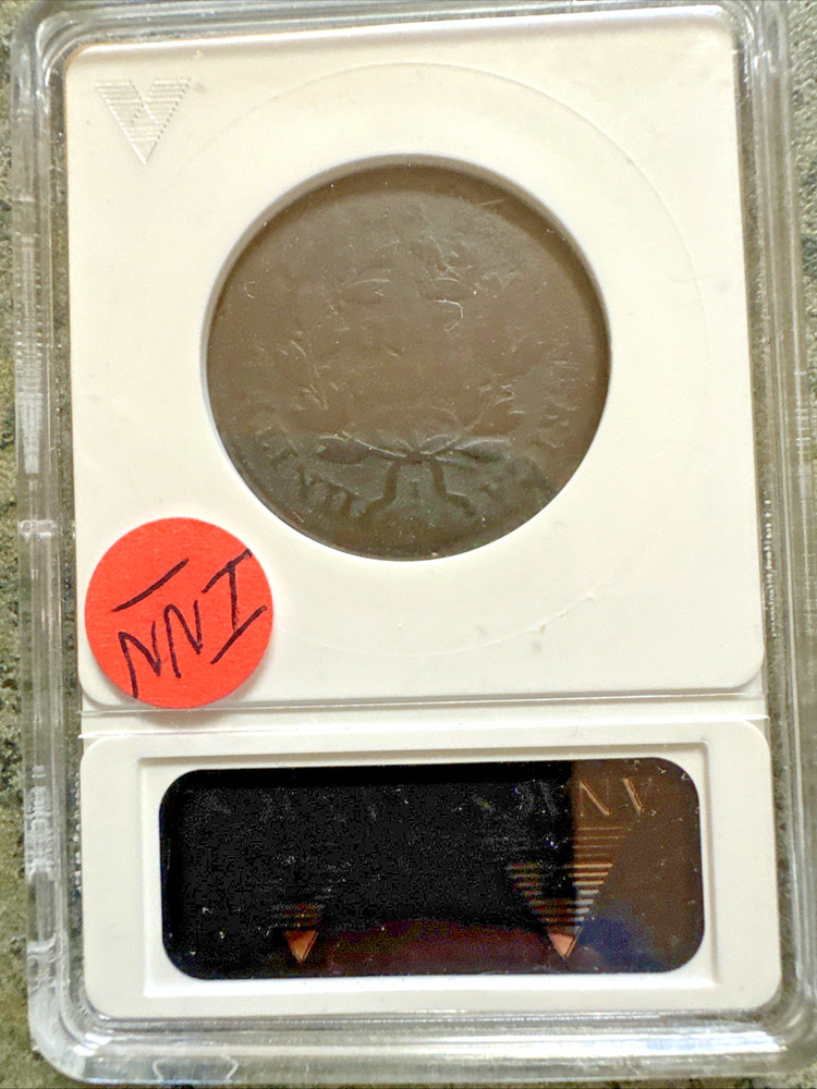 1801 Large Cent 1c 3 ERRORS S-218 ANACS Good Details RARE