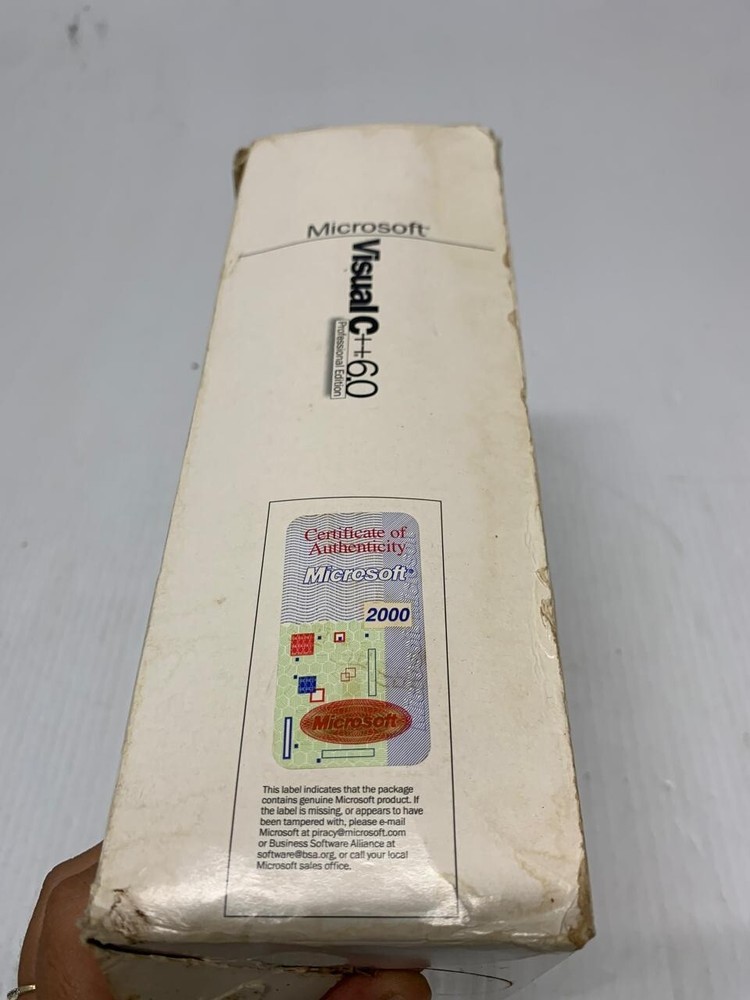 Microsoft Visual C++ 6.0 Professional EditionCD-ROM Windows FREE SHIPPING