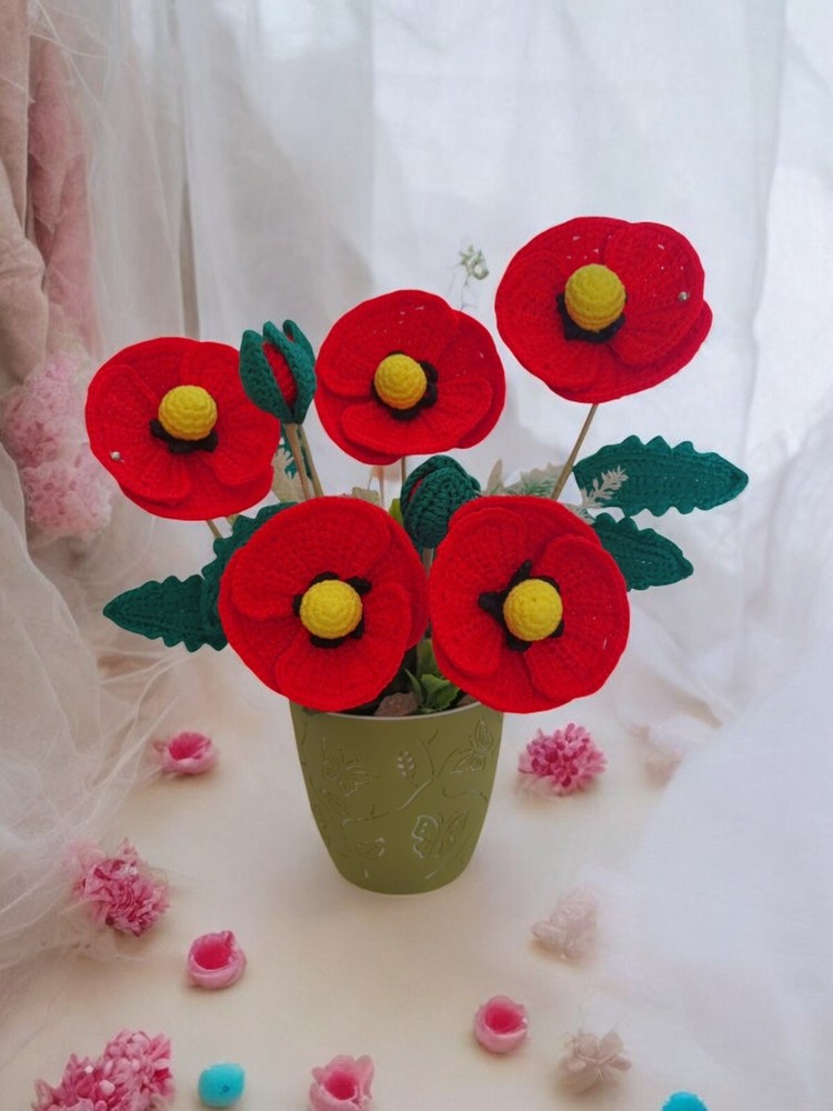 Crochet Poppies