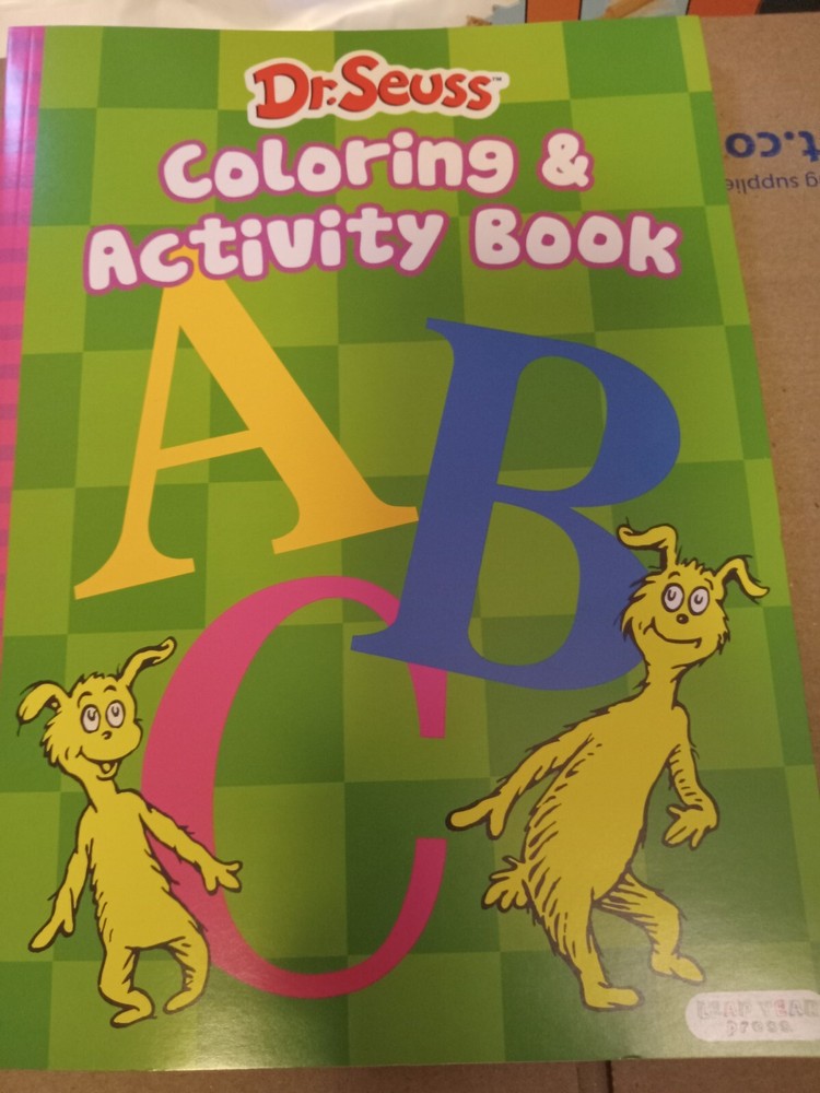 3 DR SUESS Coloring And Activity Books