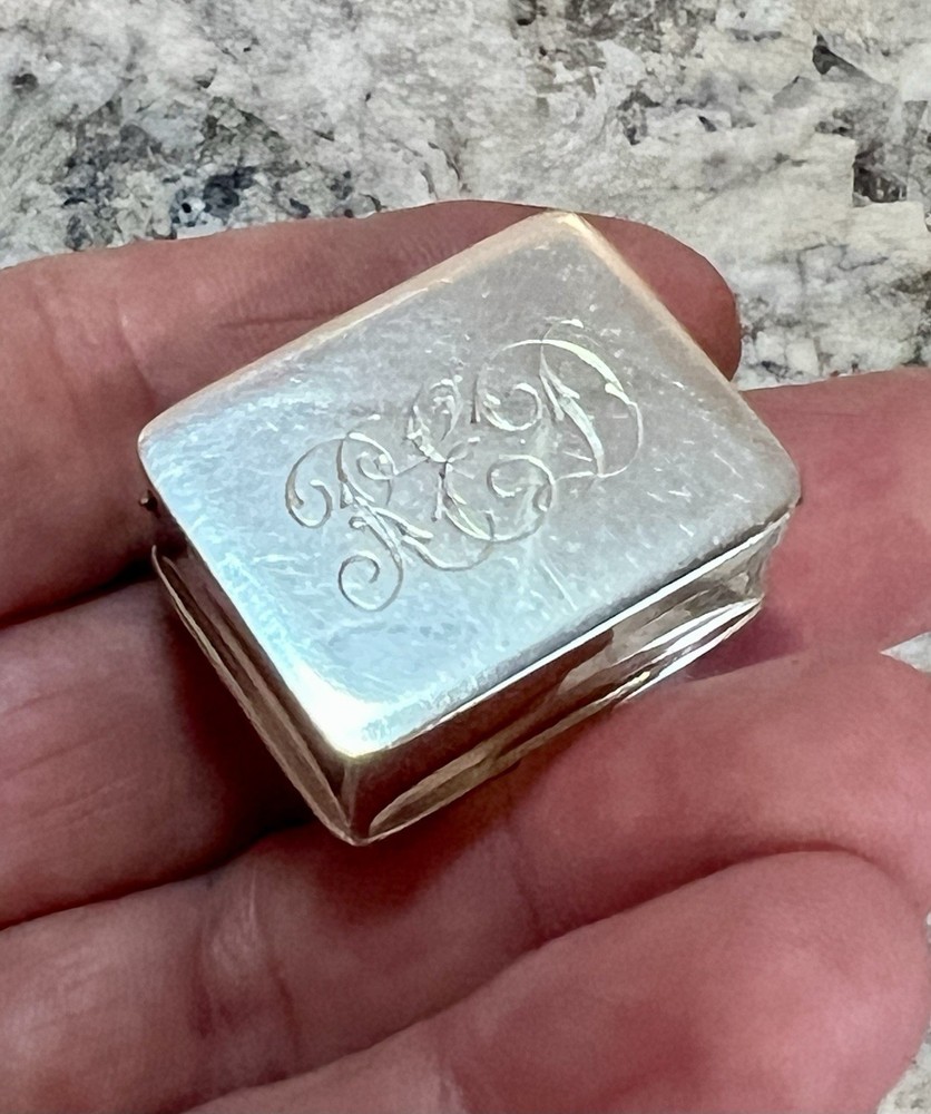 Sterling Silver Volupte USA Pill Box