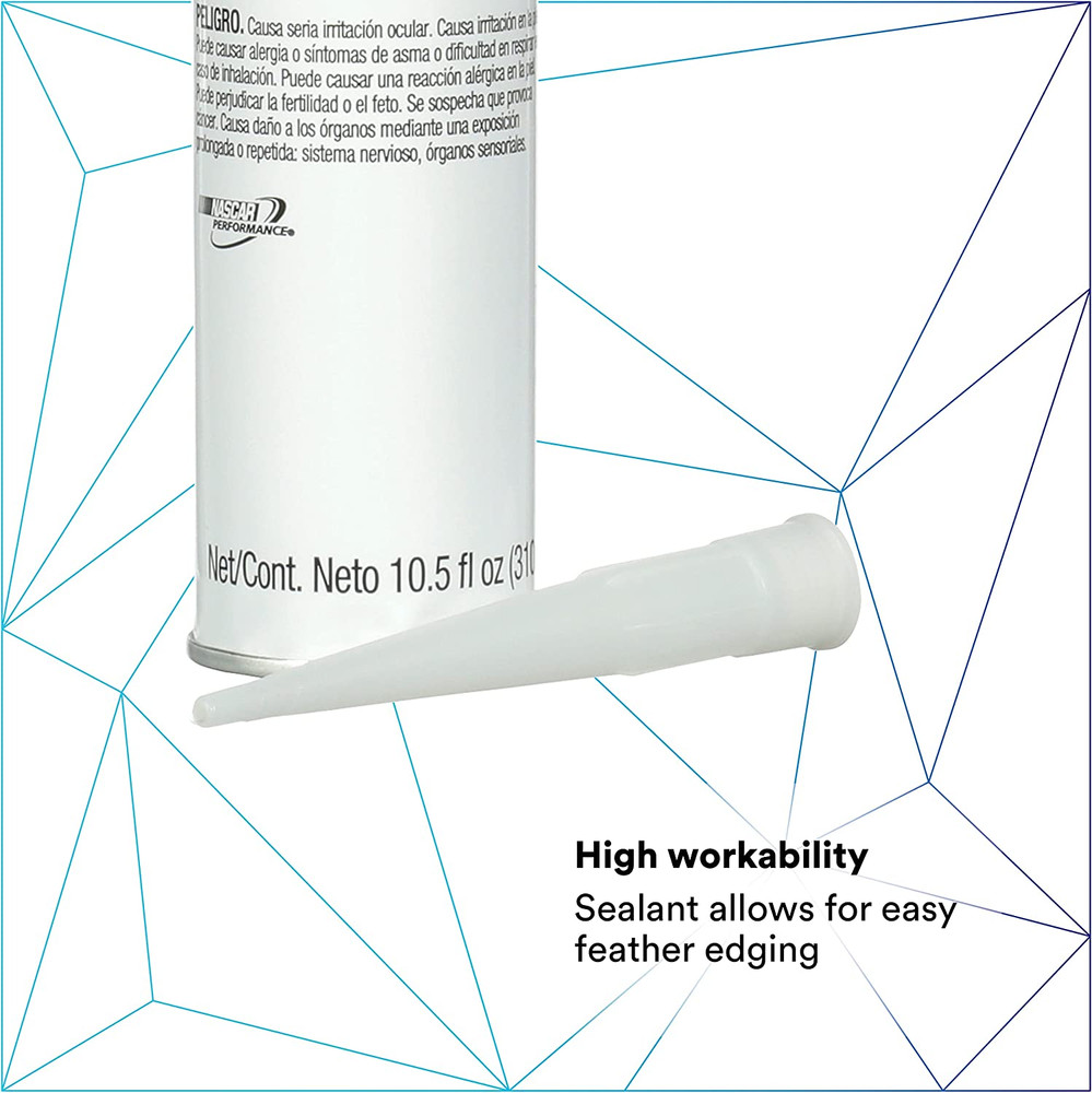 Auto Glass Urethane Windshield Adhesive, 08693, Medium Viscosity, High-Strength,