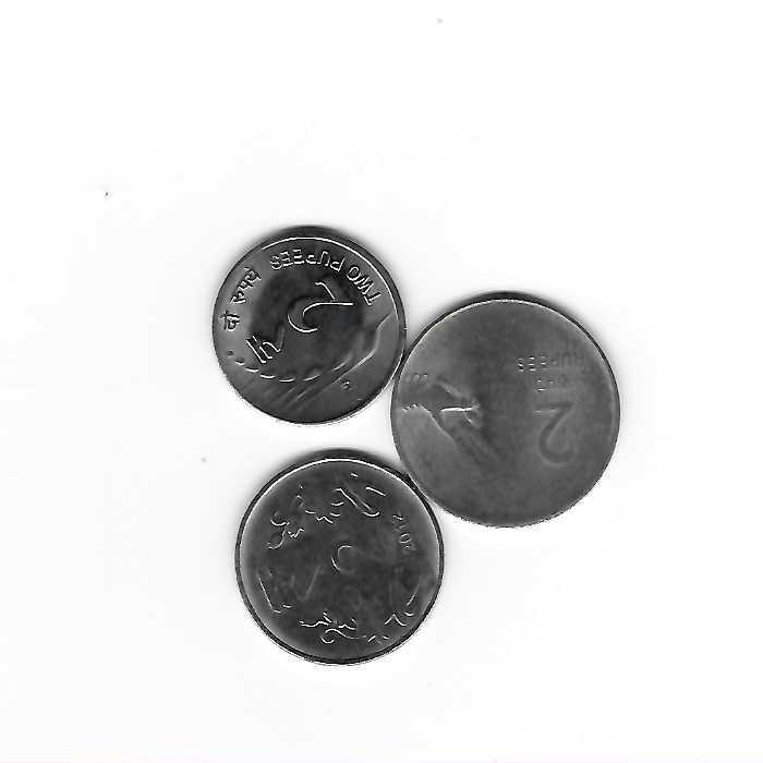 3 Coins from India
