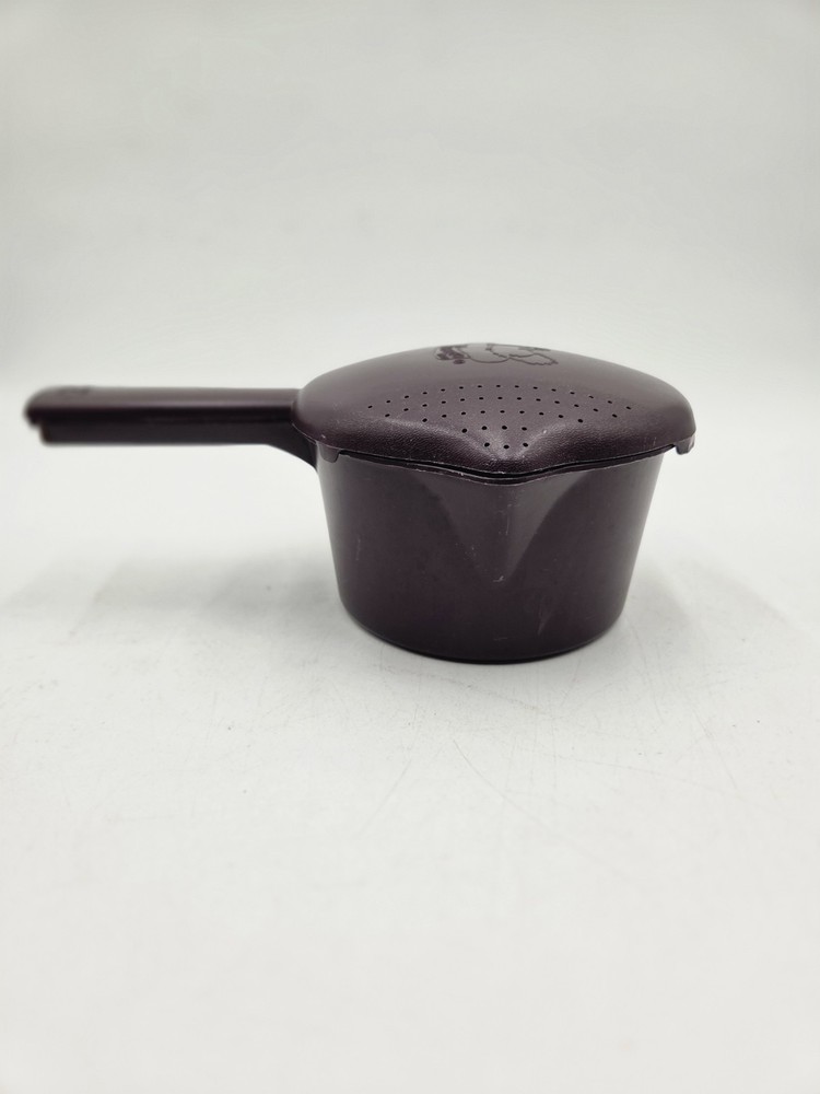 Pampered Chef Micro Cooker Steamer Pot Strainer Small Size 4 Cup 1 Quart