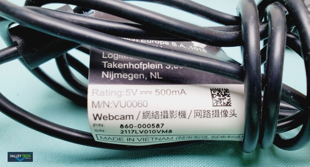 Logitech c920 Webcam VU0060 USED