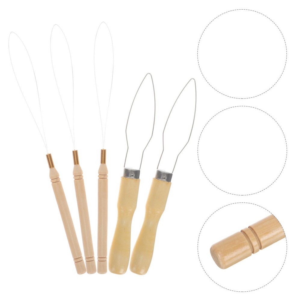 5 Pcs Wire Threader Beading Device Sewing and Embroidery Craft Tools