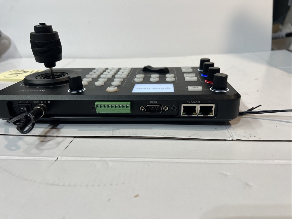 AVKANS Super PTZ Camera Controller 4D Joystick Keyboard Video Switcher Streaming