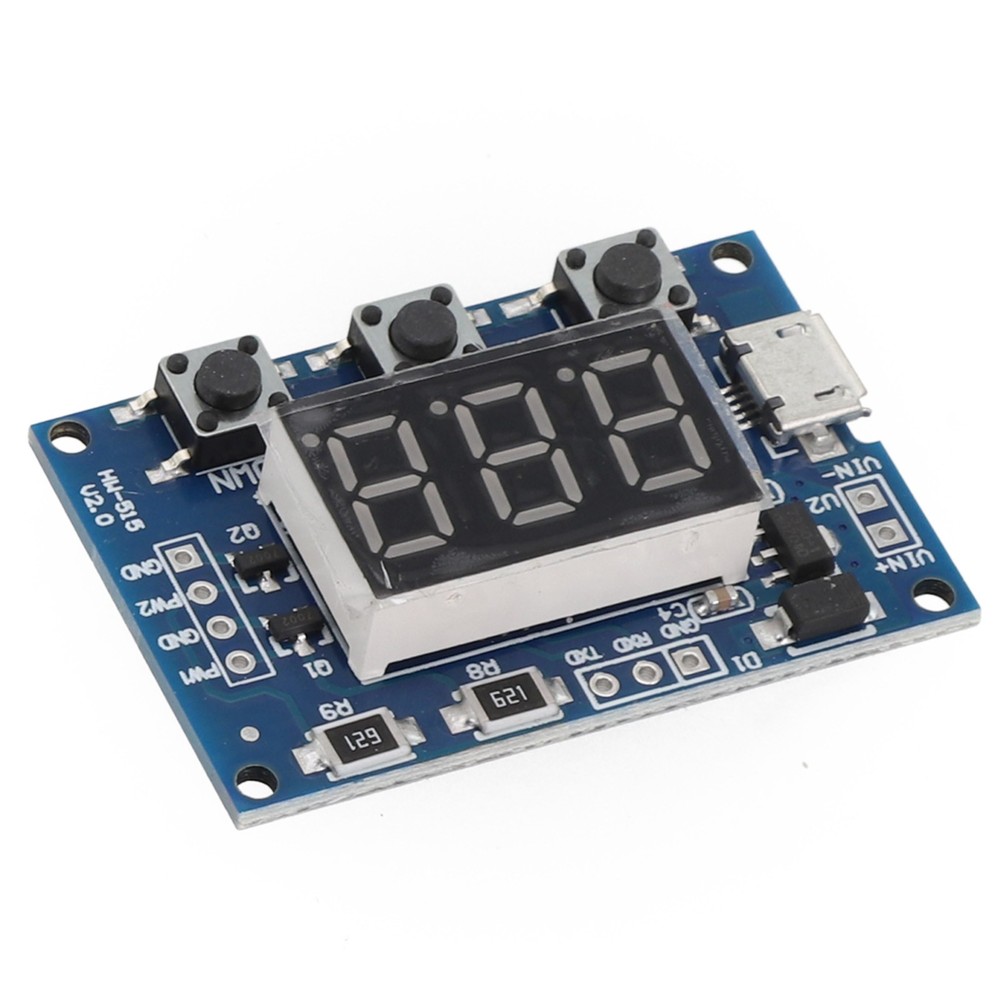 Compact 2 Channel Square Wave Generator Module with LED Display Buy Now