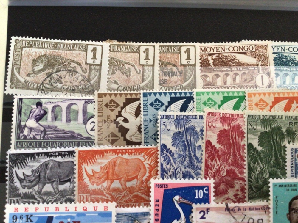 French colonies mounted mint or used stamps Ref A8499