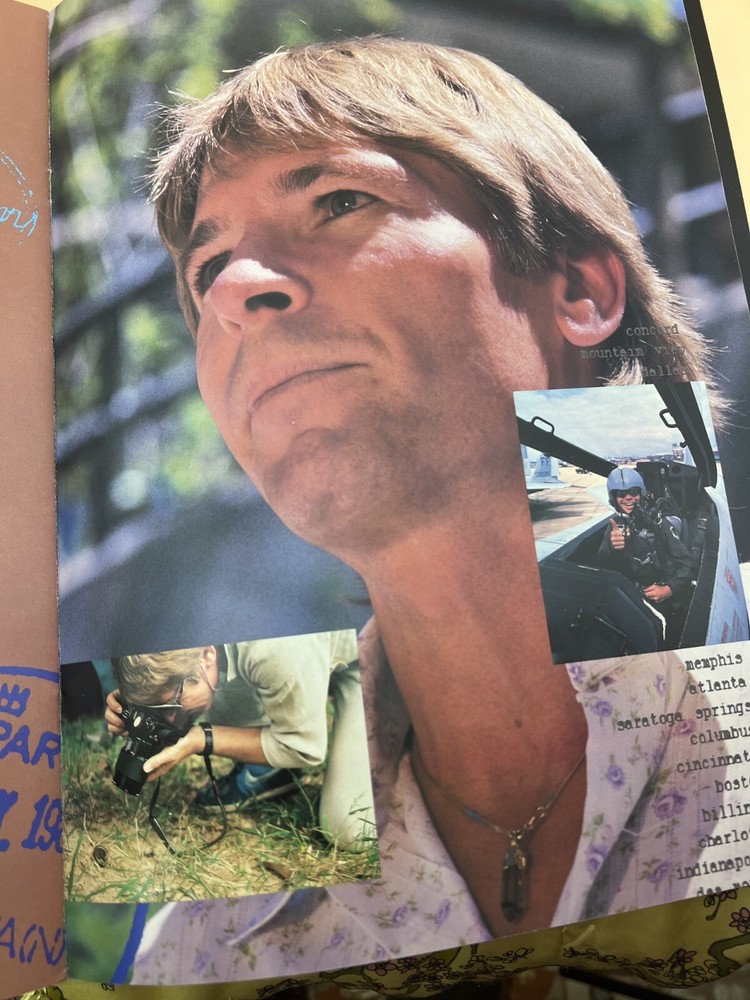JOHN DENVER 1986 One World Tour Concert Program + Windstar Journal Insert Mint