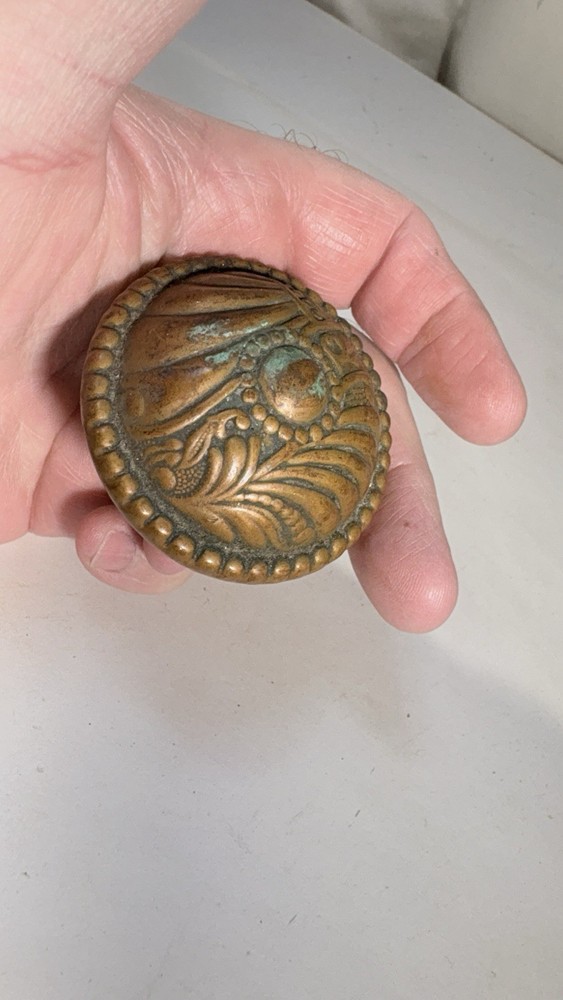 One antique door knob Roanoke Pattern A