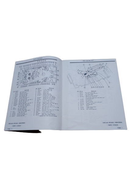 GIN-Chicago Coin (model 446)PARTS CATALOG