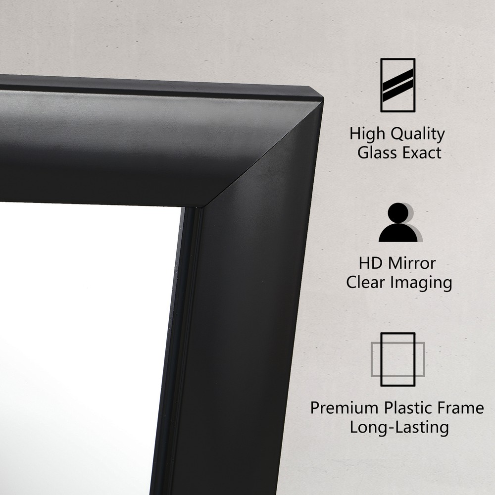 2X Clear Image 36" Rectangular Wall Mirror Home Make-up Mirror Bedroom Bathroom