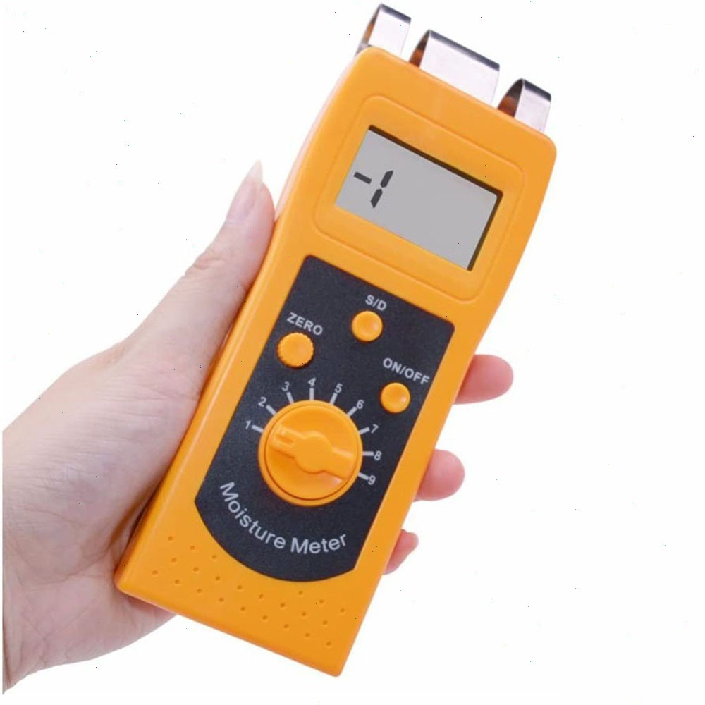 Digital Textile Moisture Content Measurement with Range 0.0-90.0% (s)