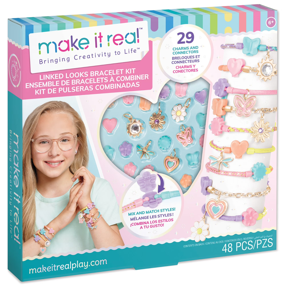 Make It Real: Linked Looks - 48pc DIY Bracelet Kit