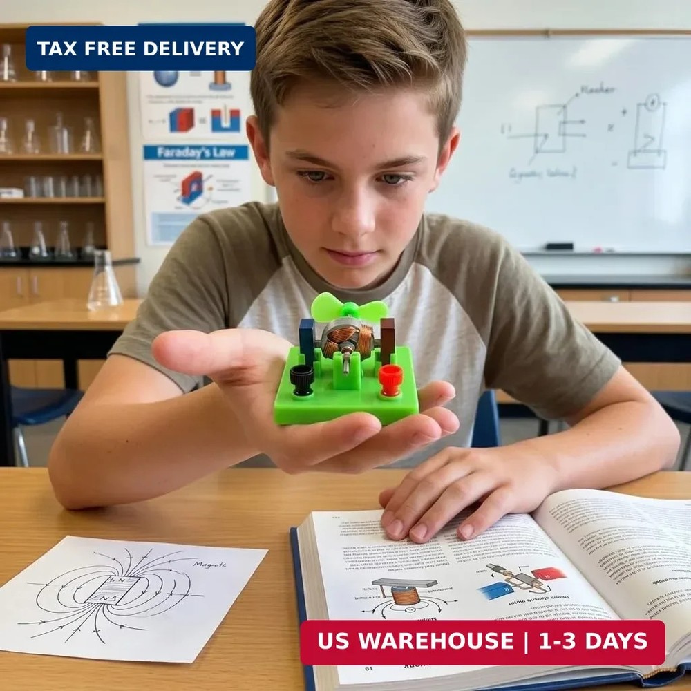 DIY DC Electrical Motor Assemble KIT - STEM Science Lab Educational Physics Lear