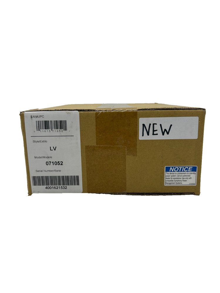 Briggs & Stratton 071052 Symphony II Style LV Module Transfer Switch