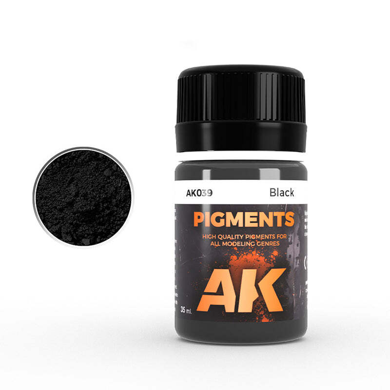 AK Interactive AK039 Black Pigment 35ml - US