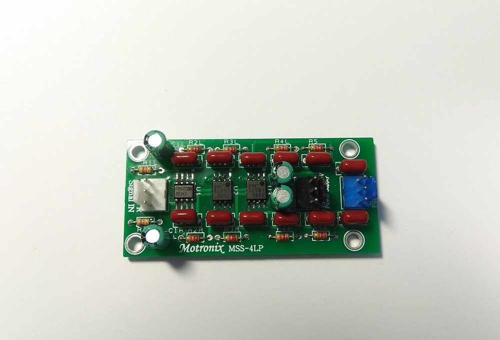 Low Pass 6/12/18/24 db Stereo Active Filter module MSS-4LP