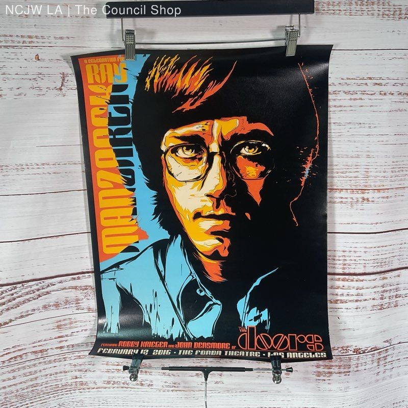 The Doors: A Celebration for Ray Manzarek Rock Concert Poster by Danny Excess