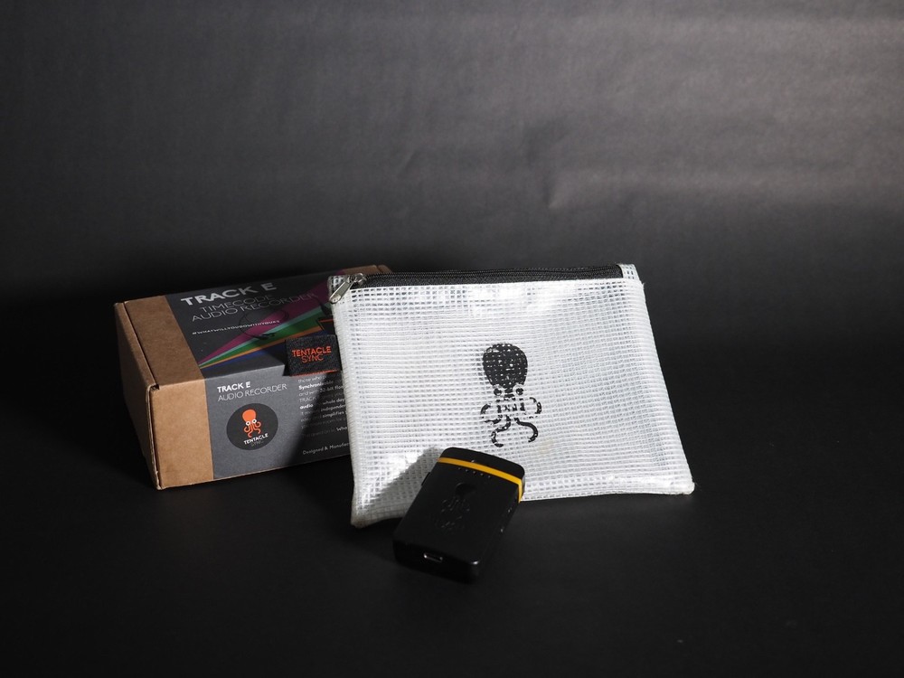 Tentacle Sync Track E Timecode Audio Recorder 32-Bit Float w/ Lav Mic & Kit