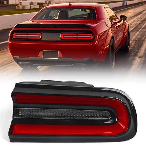 RH Outer Tail Light Compatible with Dodge Challenger 2015 Right Passenger Side